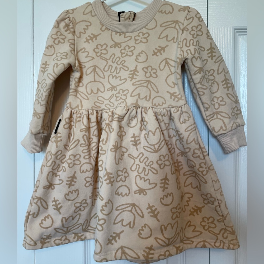 Tiny Tribe long sleeve floral dress size 2T